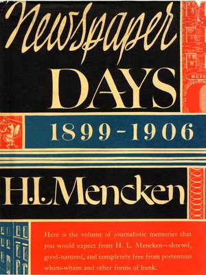 cover image of Newspaper Days